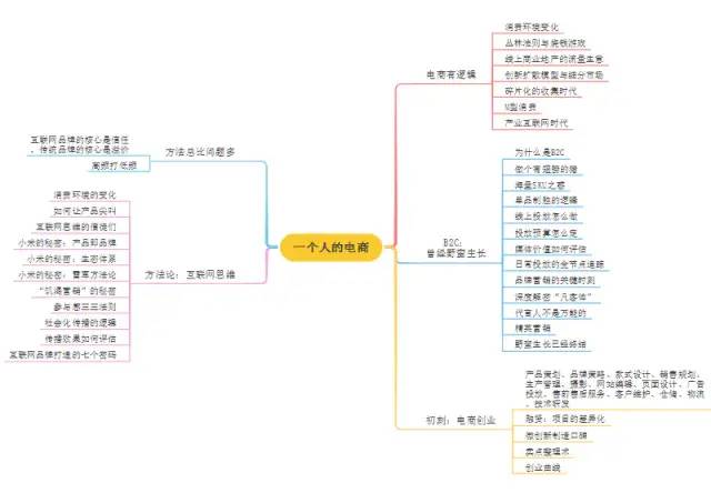 《一个人的电商》读书笔记